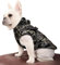 Hundejacke Winterweste, Jacken Hundemantel Hundepullover Haustier Hundebekleidung mit Geschirr Ring Wasserdichter, Ärmelloser Verstellbarer Reißverschluss, Reflektierende (L, Schwarz)