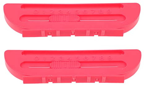 Milisten 2St Tor schießen Hockeyspiele Airhockey Eishockey Hockeybälle Punktzahl langlebige Hockeyzähler Punktemarker Scoring-Clip für Tischhockey Umweltfreundlicher Kunststoff rot