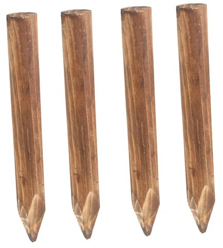 Toyvian 4Pièces Clôture Décorative pour Jardin Accessoires de Poteaux de Clôture Bordure et Pratique pour Verts