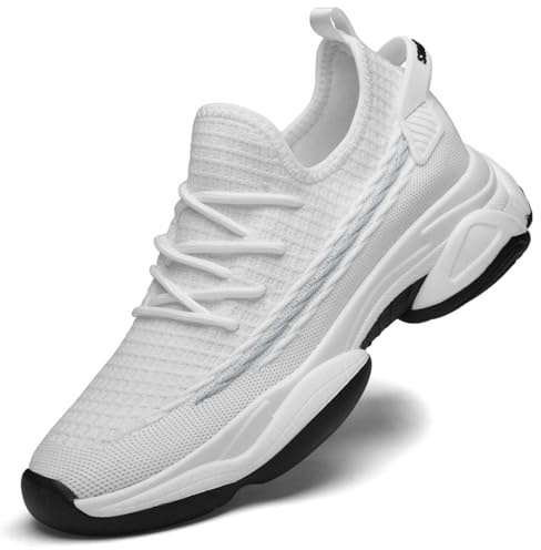 Sneaker Uomo Scarpe Running Aria Basket Sneakers Sportive Tennis Shoes Suola Amortiguatrice Trekking Donna Leggere per Sport all'aperto Erba Sintetica