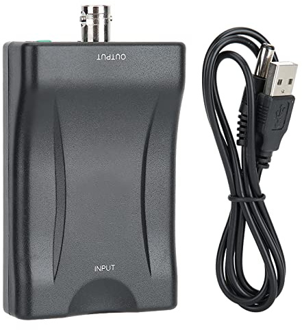 Kukyller Bnc to HDMI Converter Coax to HDMI Coaxial Cable to HDMI Converter for TV Dvrs Cvr to Hdtv for Old Crt TV Vhs Recorder Camera Monitor and DVD