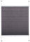 Liedeco® Plissee verspannt mit Klemmträger / 70x220 cm (Breite x Höhe) grau/lichtdurchlässig Blickdicht stufenlos verstellbar/leichte Innen-Montage ohne Bohren / 123 montiert/farbig zum Klemmen