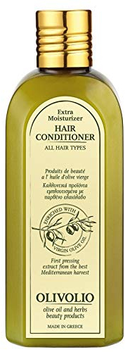 Olivolio 95% natürliche Haarspülung/Conditioner mit 100% Bio extra natives Olivenöl - ohne Mineralöl und Parabene - 200 ml
