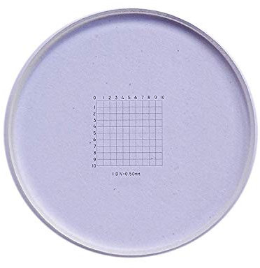 0,01 mm Bühnen-Mikroskop-Okular-Mikrometer (0,2 mm Rasterförmige Okular-Mikrometer)