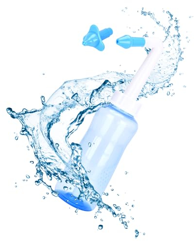 Happy Po Nasendusche - für Nasenreinigung und Nasenspülung - für Erwachsene und Kinder - Besseres Atmen bei Schnupfen, Erkältungen und verstopfter Nase, verbesserter Schlaf