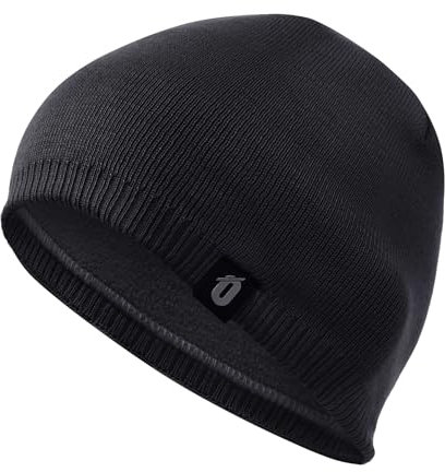 GEAR WEAR Mütze,Dauerhaft Solide Hell Glatt Langlebig Gefüttertes Warm Fleece Strickmütze für Laufen,Radfahren, Schädel,Ski,Joggen,Wandern für Herren Damen Winter