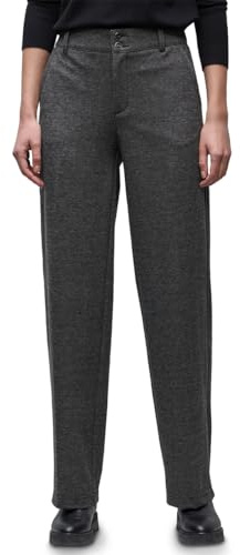 Street One 3817212 Pantalones de Pierna Recta, Negro, 42W / 32L Mujeres