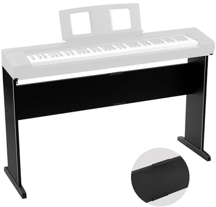 AODSK Universal Wooden Stand for Digital Pianos, Reinforced Edition, Adjustable Width Digital Piano Rack—Sturdy, Non-Slip, Scratch-Resistant Design, Compatible with Multiple Keyboards