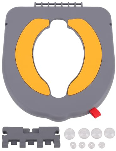 Spacnana Siège de Toilette Pliable pour Enfants, Siège de Pot Portable pour Tout-petits, Conception Ergonomique Antidérapante avec Ventouses Puissantes pour Siège D'entraînement aux