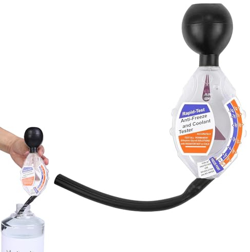 VTYTZZ Tester antigelo per auto, tester per refrigerante, dispositivo di raffreddamento dell'acqua di raffreddamento, tester antigelo per auto, tester antigelo fino a -43 °C, dispositivo di