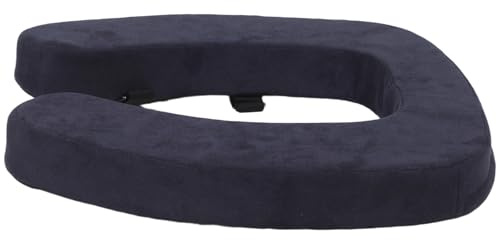 GALPADA Funda Acolchada para Asiento de Inodoro Gris Elevador Grueso Antideslizante, Cojín Lavable y Cálido para Personas Mayores, Adecuado para Uso Invernal y Baños Familiares