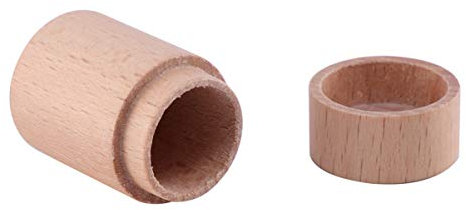 Milisten Tubes de à Lèvres en Bambou Naturel Vides Rechargeables Bricolage Porte-Tube de Rouge à Lèvres Contenant pour Les Crèmes de à Lèvres Cosmétiques Lotion Échantillon de
