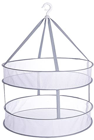 Kanyka Secador de Malla Plegable，Red de Rejilla de Secado de Plantas，Estante de Secado de Hierbas，Estante de Secado de Suéter，Red de Secado Colgante para Ropa Interior, Calcetines, Juguete de Hierbas