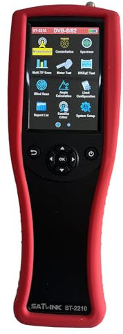 ST-2210 Satellite TV Receiver DVB-S/S2 4 inch Touch Screen HD Digital Satellite TV Finder with Spectrum Analyzer