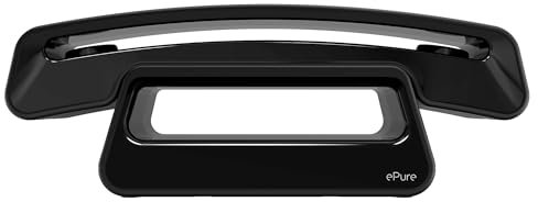 ALCATEL ePure Handset - Additional Handset For Fixed Wireless Phone DECT ePure Premium & ePure Iconic - Timeless Design - Easy Installation - Black