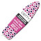 COTTY HOME 120x40 cm Extra Thick Ironing Board Covers with Pad Standard Size, Adjustable Drawstring Adjustment with Stopper, Heat Reflective Silicone Coating with Pocket (Purple Spotted)