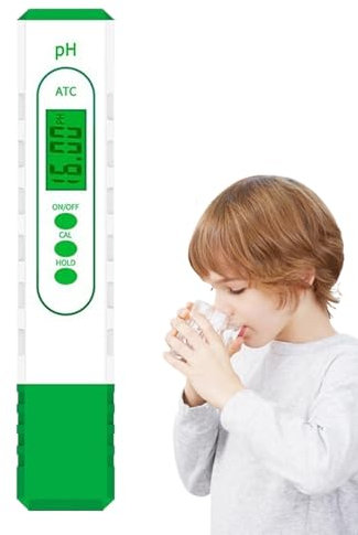 Generico Contatore Acqua,Idrometro Digitale per - Penna Impermeabile per Acquario, Acqua Potabile e Centro Benessere