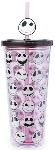 Silver Buffalo Disney Nightmare Before Christmas, Plastic Cold Cup, 24oz