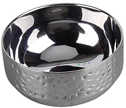 Hemobllo Ciotola in Acciaio Inossidabile Per Noodles e Zuppa Contenitore Termico Design Portatile Da 11.5cm Adatta Per Ristoranti e -nic