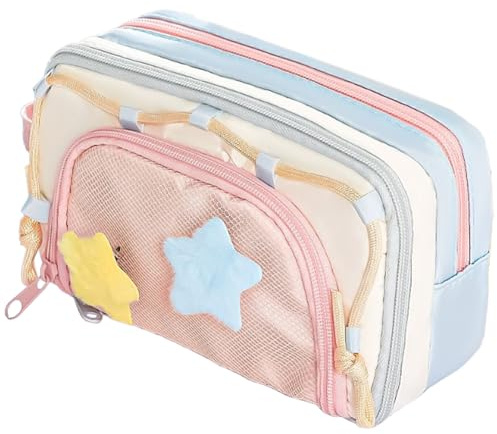 Trousse à Crayons – Jolie Pochette à stylos à Fermeture éclair, Organiseur de Papeterie esthétique pour, Portable, Facile à Transporter, Outil de Rangement de Fournitures Scolaires, Accessoire