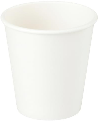 TG-GENT weiße Pappbecher 200ml - 1000 Stück | Auslaufsichere Einwegbecher - Ideal für Heißgetränke wie Kaffee, Capuccino oder Tee |