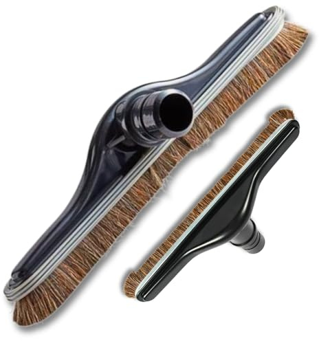 ALL PARTS ETC. Backpack Vacuum Cleaner Hard Wood Tile Floor Brush 14” Wide with Bumper for Natural Horsehair Soft Bristles Hoover, Sanitaire, Carpet Pro, Proteam Back Pack Vacuums and More