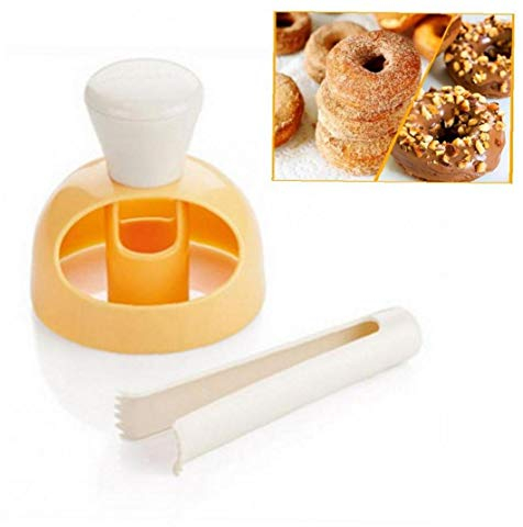 Rosquilla de moldes de Cocina Postres Pan pastelería panadería Herramientas Frito Fabricante del buñuelo del Cortador DIY Alimentos de la Galleta de la Torta de la Plantilla de rosquilla