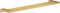 hansgrohe AddStoris - Doppelbadetuchhalter, Badetuchhalter für Wandmontage, Handtuchhalter, verdeckte Befestigung, Badezimmer Zubehör, Polished Gold Optic, 41743990