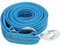 Corde de Remorquage Voiture de 5 Tonnes, 13ft / 4M Sangle de Remorquage de Auto avec Crochet de Sécurité en Métal, Corde de Récupération Robuste pour Véhicule, Sangle de Traction pour Auto, SUV