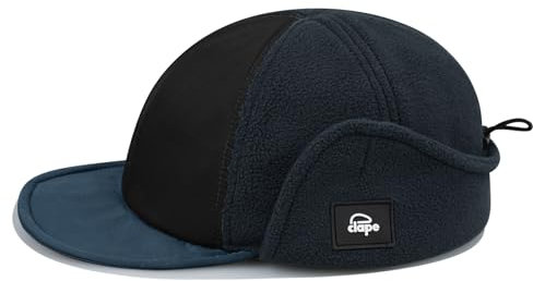 Clakllie Warme Fliegermütze Herren Ohrenschützer Unisex Wintermütze Bomber Aviatormütze Pilotenmütze Uschanka Russenmütze mit Ohrenklappen Trappermütze Russischer Trapperhut mit Ohrenwärmer Weiche