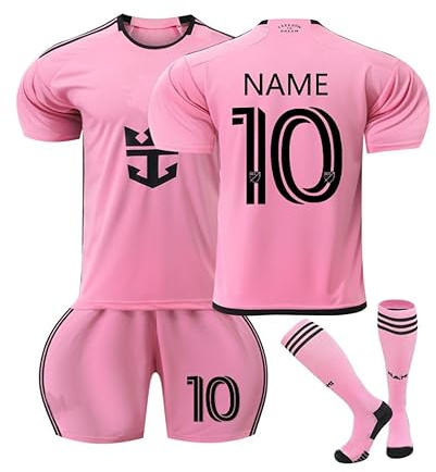 Eoklikla Maglia Calcio Personalizzabile,Maglie Ragazzi da Calcio per Tifosi,Maglia Nome Numero Personalizzata, T-Shirt Pantaloncini e Calzini di Calcio Magliette di Calcio,da Bambino e Adulto