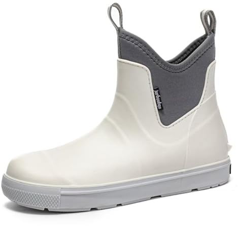 ZEPYFXIT Botas de Agua Hombre Impermeables para Invierno Botas de Trabajo y Botines Antideslizantes Zapatos LluviaImpermeables Abrigados para Senderismo Jardinería Pesca