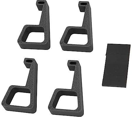 Pissente 4 Uds Soporte de Elevación 47x29mm Soporte de Disipación de Calor de Elevación Consola de Juegos Accesorios de Horizontal (BLACK)