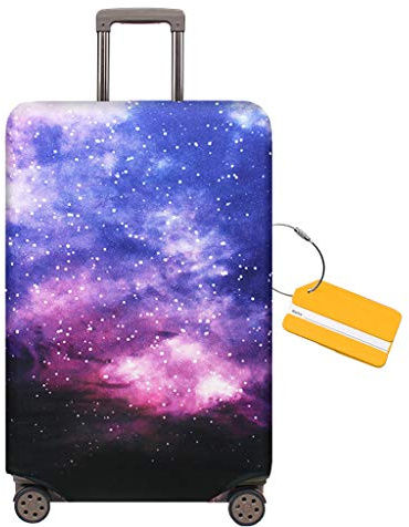 OrgaWise Bagageskydd Cover Resväska Vagnskydd Skydd Bagage Med Bagageetiketter