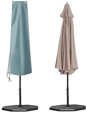 OKPOW - Copertura per ombrellone in Tessuto Oxford 420D, Impermeabile, con Cerniera (170 x 27,5 x 33,5 cm), per ombrellone da Giardino Ø 300 cm