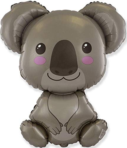 Ballonheld Ballon gonflable koala env. 85 x 70 cm Convient pour l'hélium Longue durée de flottement