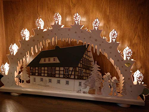 Saico LBE1905 Arco Luminoso, Legno, a Colori, Grande