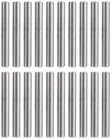 VILLCASE 50pezzi Pz Perni Molla in Acciaio Inossidabile Resistenti Perni Molla Scanalati Tasselli Divisi Per Guida Posizionamento Collegamento Fissaggio