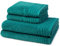 Vossen - Vienna Style Supersoft - 2 X Handtuch 2 X Duschtuch - Im Set - Baumwolle - extrem flauschig (4er Set Lagoon)