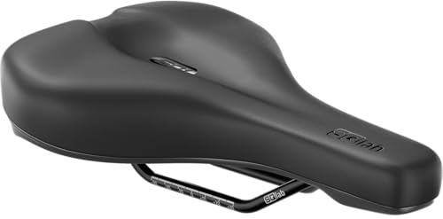 Sattel 601 2.0 - Ergolux Selle pour City, Urban & Trekking Sqlab, Noir