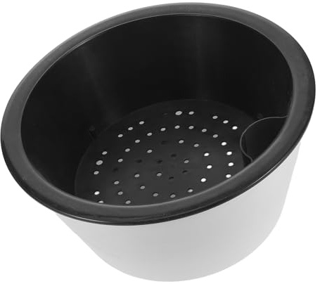 MOTHNUR Vaso Grande in Resina per Piante da Interno ed Esterno Leggero e Rotondo Fioriera Decorativa per Soggiorno per Piante Tropicali e Pothos Resistente e Facile da Pulire