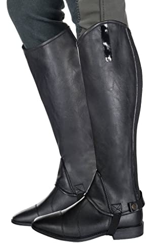 HKM Elastik Reitletten schwarz 28
