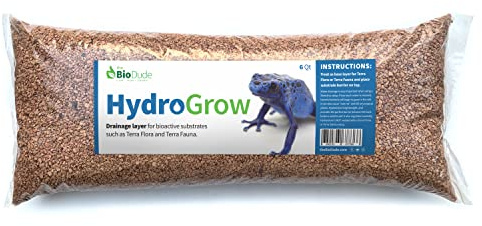 The Bio Dude HydroGrow Drainage Layer for Tropical bioactive terrariums