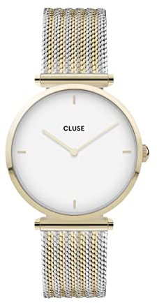 Cluse Damen Analog Quarz Uhr mit Edelstahl Armband CW0101208002
