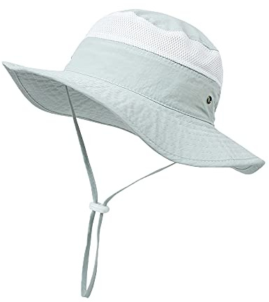 YAMEE Chapeaux de Soleil pour Bébé, Chapeau D'été Ajustable Garçon Fille, Casquette de Plage Enfant, Chapeau de Seau 6 Mois à 8 Ans