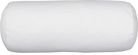 Round Shaped Bolster Pillows Premium Hollowfibre Filled Full Body Cylindrical Bolster - Hypoallergenic Neck Roll/Round Bolster/Body/Pregnancy/Yoga Cushion Pad (Medium 15x45cm)