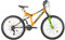 SPRINT Element Mountainbike, 26 Zoll, vollgefedert, 18 Gänge, Herrenrad und Damenrad, geeignet von 160 – 180 cm (Neonorange, schwarz)