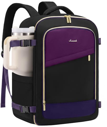 LOVEVOOK Ryanair Cabin Bags 40x30x20 Underseat, Travel Backpack Casual Carry on Hand Luggage Rucksack for Ryan Air Plane, Small Womens Under Seat Flight Bag with Anti Theft Pocket