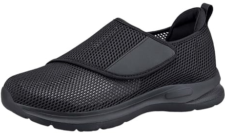 Pantofole per diabetici da uomo extra larghe, scarpe da passeggio traspiranti, comode scarpe estive antiscivolo, ortopediche, scarpe da ginnastica casual, scarpe da tempo libero per anziani con