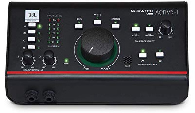 JBL Professional Active-1 Precision Monitor Control, Studio Talkback with USB Audio I/O